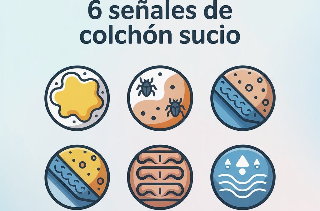 Señales de que tu colchón necesita limpieza urgente