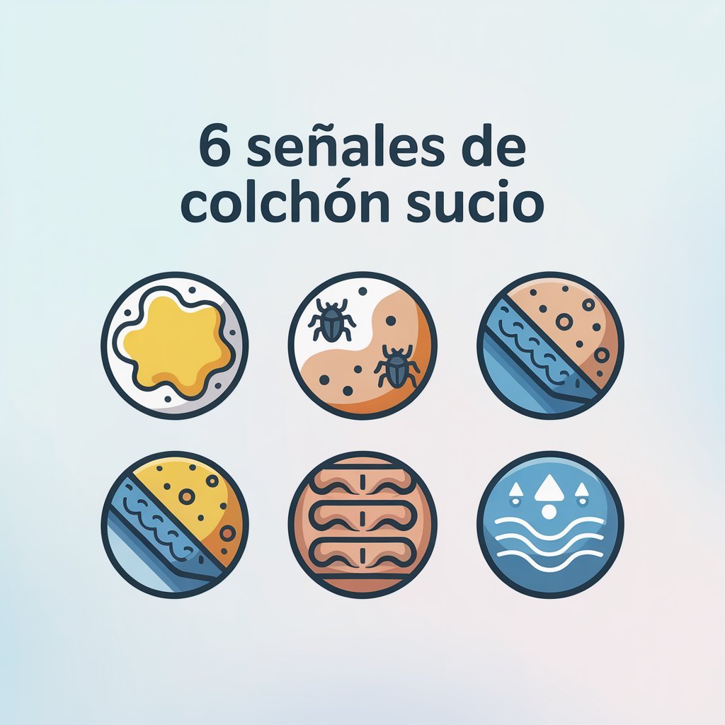 6 señales de colchón sucio elche