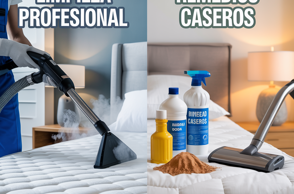 Limpieza profesional de colchones vs remedios caseros